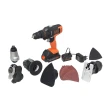 Jogo de Ferramentas Black & Decker Matrix 20V com 6 Cabeçotes Combinados Bivolt MTX20K6A-BR